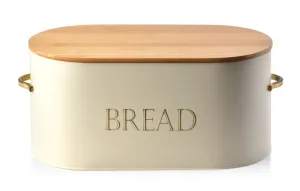 Kovový chlebník Cookini Sandy béžový