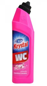 KRYSTAL - WC kyslý na nerez a keramiku (ružový) 0,75 l