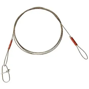 Cormoran 1×7 Wire Leader Loop and Snap Hook 15 kg 50 cm 2 ks