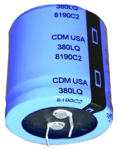Cornell Dubilier 380Lq821M400A052 Aluminum Electrolytic Capacitor 820Uf, 400V, 20%, Snap-In