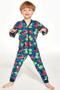 Cornette Kids Boy 185/155 Dino 3 86-128 Overal chlapecké pyžamo #7785904