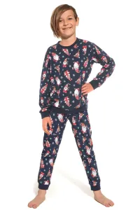 Chlapčenské pyžamo Cornette 140 GNOMES 3 Tmavomodrá 152