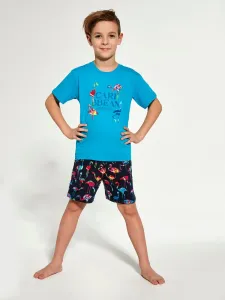 Chlapčenské pyžamo Cornette Caribbean Young Boy Tyrkysová 110-116