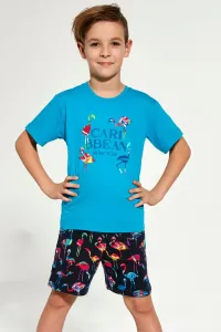 Chlapčenské pyžamo Cornette Caribbean Young Boy Tyrkysová 134-140
