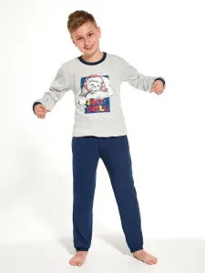 Chlapčenské pyžamo Cornette 268/132 Chill Sivo-tmavomodrá 134-140