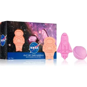 NASA Out Of This World Bath Fizzer Collection darčeková kazeta bomba do kúpeľa 3 x 70 g pre deti