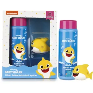 Pinkfong Baby Shark Bath Fizzer Set darčeková kazeta bomba do kúpeľa 120 g + hračka do vody pre deti