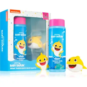 Pinkfong Baby Shark Bubble Bath Kit darčeková kazeta pena do kúpeľa 250 ml + hračka do kúpeľa 1 ks pre deti