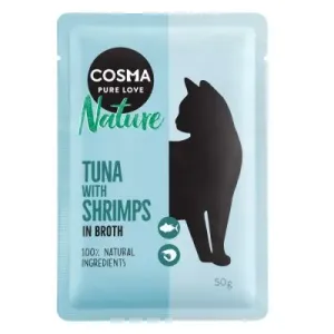 Cosma Nature kapsičky 6 x 50 g  - tuniak & krevety