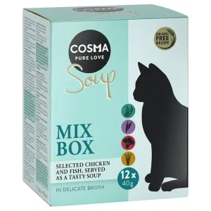 Výhodné balenie Cosma Soup 48 x 40 g  - Mix 2 (4 druhy)