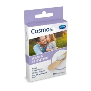 COSMOS Soft náplasť na rany z netkanej textílie, pre citlivú pokožku (19x72 mm) 1x20 ks