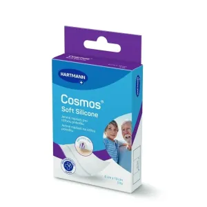 COSMOS Soft Silicone náplasť na rany, pre citlivú pokožku (6 x 10 cm) 1x5 ks