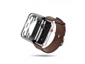 COTEetCI termoplastové púzdro pre Apple Watch (séria 1/2/3) 38/40 mm, strieborná