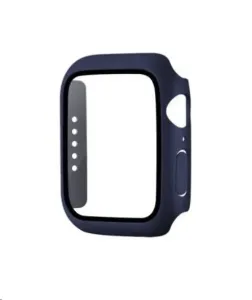 COTEetCI polykarbonátové puzdro s ochranou displeja pre Apple Watch 7 41 mm modré