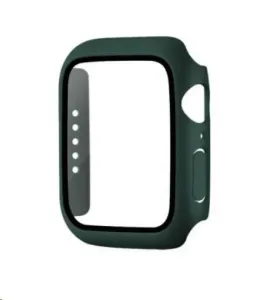 COTEetCI polykarbonátové puzdro s ochranou displeja pre Apple Watch 7 41 mm zelené