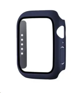 COTEetCI polykarbonátové puzdro s ochranou displeja pre Apple Watch 7 45 mm modré