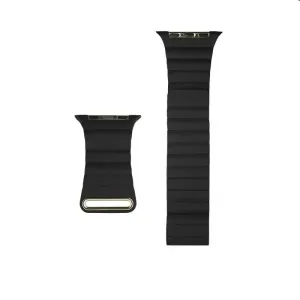 COTEetCI Leather Back Loop Band for Apple Watch 42/44/45mm, black