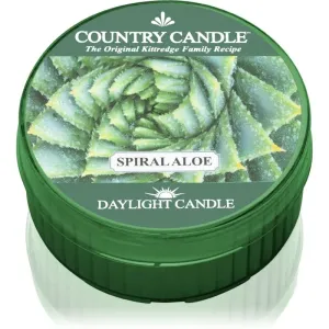 Country Candle Spiral Aloe čajová sviečka 42 g