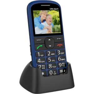 Tlačidlový telefón pre seniorov CPA Halo 11, modrá