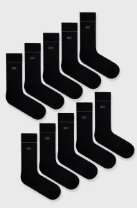 Ponožky CR7 Cristiano Ronaldo (10-pack) čierna farba