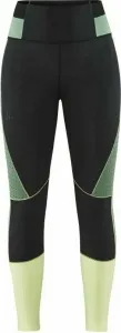 Craft PRO Charge Blocked Women's Tights Giallo/Black S Bežecké nohavice/legíny