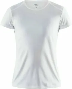 Craft ADV Essence Slim SS Women's Tee White M Bežecké tričko s krátkym rukávom