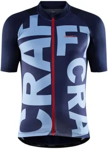Craft ADV ENDUR GRAFIC Pánsky cyklistický dres, modrá, veľkosť L