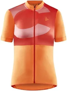 Craft CORE ENDUR ORG Dámsky cyklistický dres, oranžová, veľkosť S