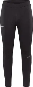 Craft ADV ESSENCE WARM WIND TIGHTS Pánske zateplené elastické nohavice, čierna, veľkosť #8201577