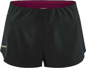Craft PRO Hypervent Split Women's Shorts Black/Roxo S Bežecké kraťasy
