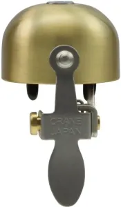 Crane Bell E-Ne Bell Matte Gold 37.0 Cyklistický zvonček