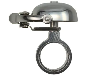 Crane Bell Mini Suzu Bell Polished Silver 45.0 Cyklistický zvonček