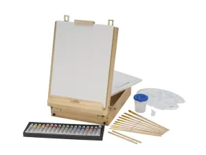 crelando® Stolový maliarsky stojan v kufríku, 52-dielna súprava #8424140