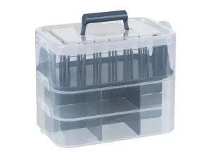 crelando® Úložný box/Box na šijacie potreby (box na šijacie potreby s držadlom)