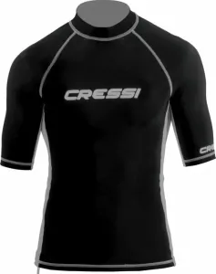 Cressi Rash Guard Man Short Sleeve Tričko Black 2XL