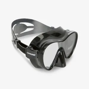 CRESSI Potápačská maska F1 bez rámu čierna 