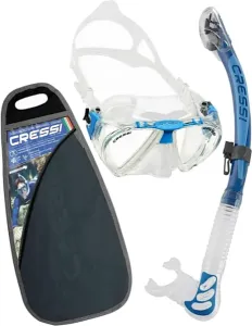 Cressi Penta & Alpha Ultra Dry Clear/Blue