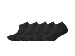 CRIVIT Dámske členkové ponožky, 5 párov (35/36, čierna)