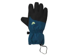 CRIVIT Dievčenské/chlapčenské lyžiarske rukavice (7 (12 – 14 rokov), čierna/modrá)
