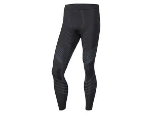CRIVIT Pánske funkčné spodné nohavice (L, čierna/sivá) #4018672