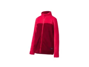 CRIVIT Dievčenská flísová bunda (134/140, červená/ružová)