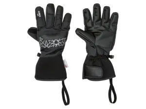 CRIVIT Dámske/pánske lyžiarske rukavice (7,5, čierna/strieborná)