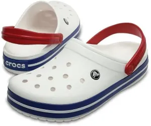 Crocs Crocband Clog White/Blue Jean 41-42