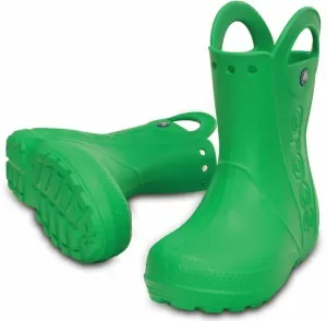 Crocs HANDLE IT RAIN BOOT KIDS Detské gumáky, zelená, veľkosť 23/24