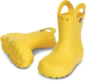 Crocs HANDLE IT RAIN BOOT KIDS Detské gumáky, žltá, veľkosť 32/33