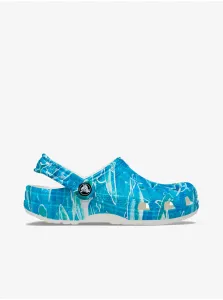 Modré vzorované chlapčenské papuče Crocs #663165