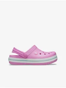 Ružové dievčenské papuče Crocs #680734