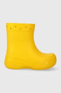 Detské gumáky Crocs žltá farba