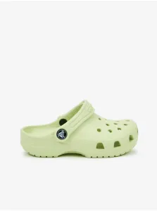 Detské šľapky Crocs zelená farba #210852