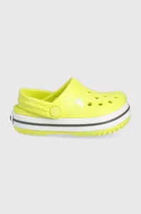 Detské šľapky Crocs zelená farba #208244